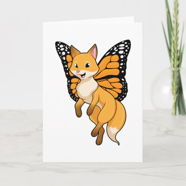 Fox med Vinge Kort (Framsida)