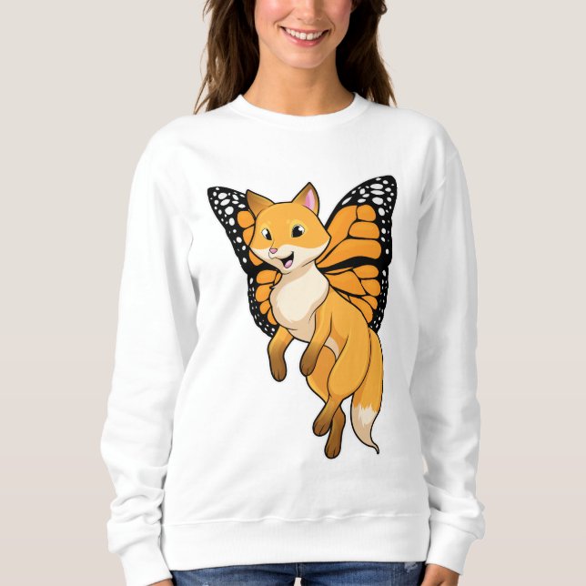 Fox med Vinge T Shirt (Framsida)