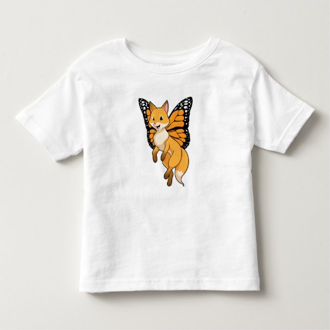 Fox med Vinge T Shirt (Framsida)