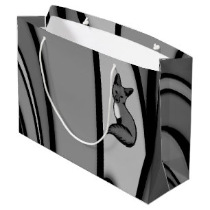 Fox Modern Art Design i Silver