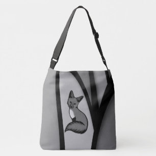 Fox Modern Art Design i Silver Axelväska