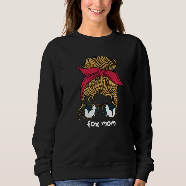 Fox Mom Wildlife Animal Foxes Women T Shirt (Framsida)