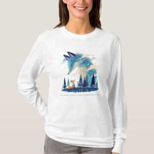 Fox-möte Kosmifoxsprit i stjärnkonst i himmel T Shirt