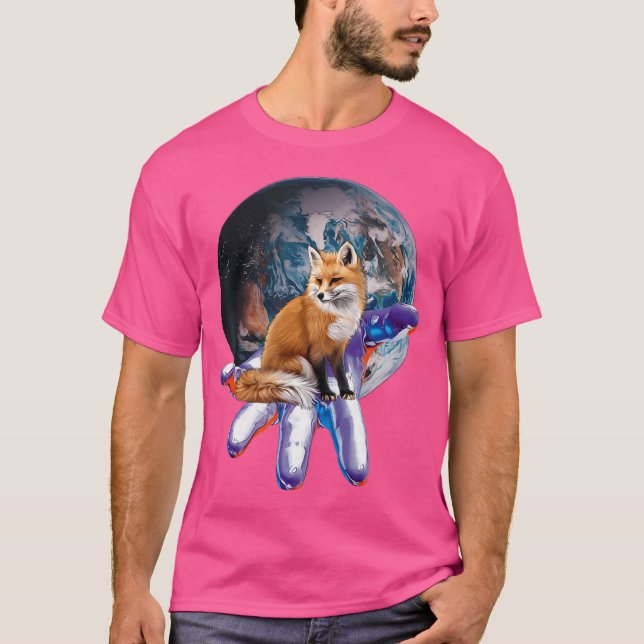 Fox Motif T Shirt (Framsida)