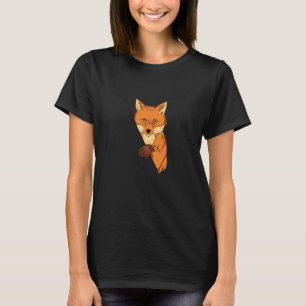 Fox Motif T Shirt