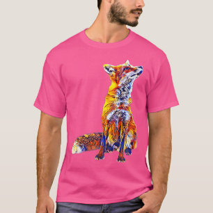Fox Motif T Shirt