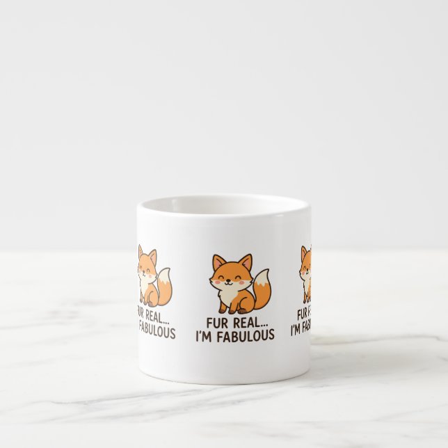 Fox mug espressomugg (Framsidan)