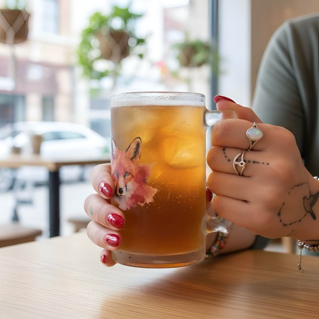 Fox Mug Frostat Ölglas (Skapare uppladdad)