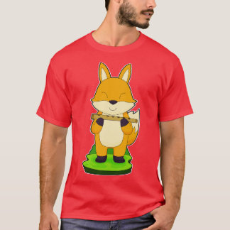 Fox Musician Flute Music T Shirt