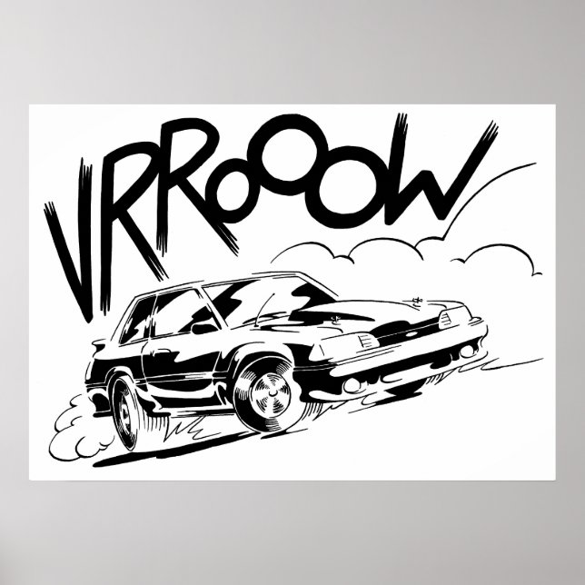 Fox Mustang poster (Framsidan)