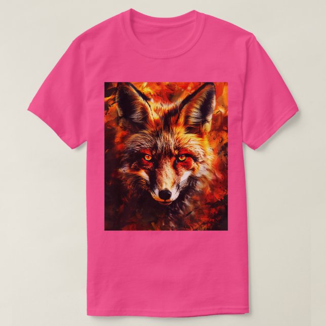 Fox Mysteria däggdjur T Shirt (Design framsida)