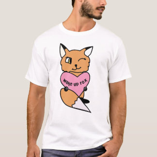 Fox N Heart T Shirt
