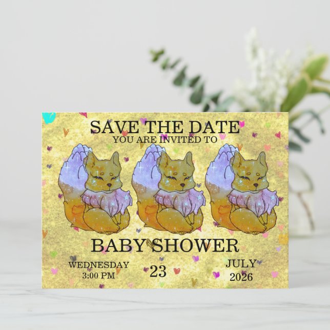 Fox named Dice Inbjudningar (Stående Fram)