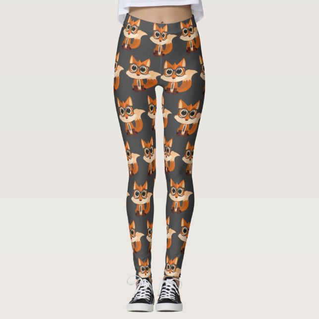 Fox Nerd Leggings (Framsida)