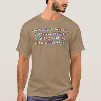 Fox News och Facebook Suck T Shirt