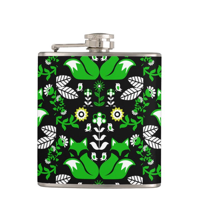 Fox Nordic Scandinavian Folk Art Tablecloth Fickplunta (Framsidan)