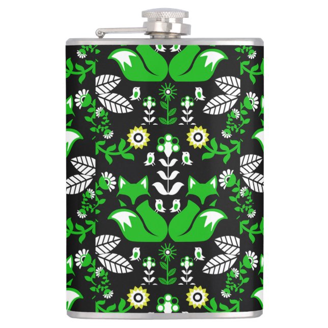 Fox Nordic Scandinavian Folk Art Tablecloth Fickplunta (Framsidan)