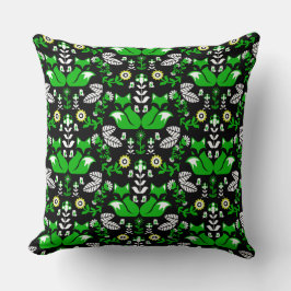 Fox Nordic Scandinavian Folk Art Tablecloth Kudde