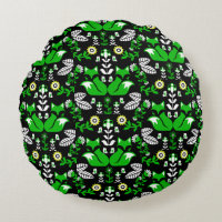 Fox Nordic Scandinavian Folk Art Tablecloth