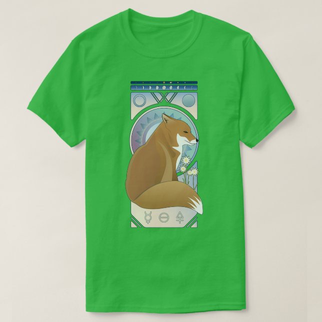 Fox Nouveau T Shirt (Design framsida)