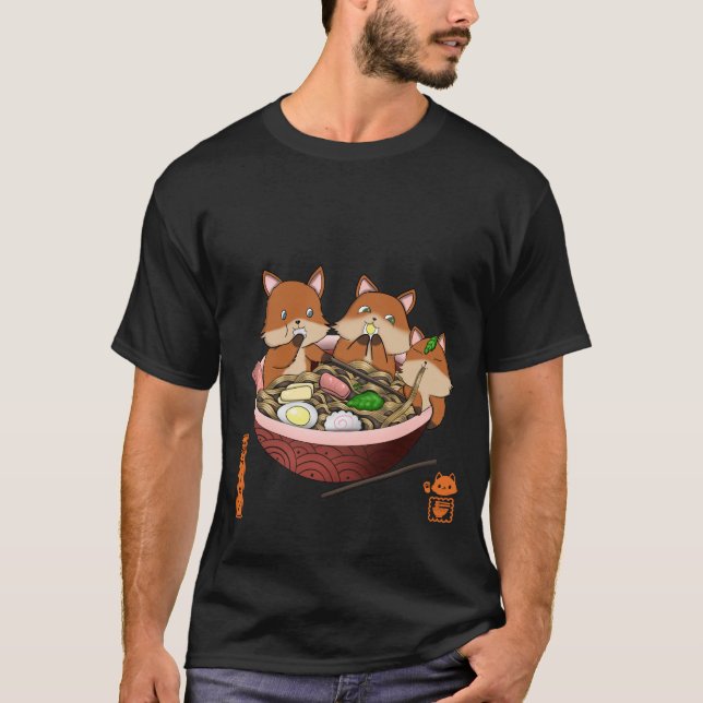 Fox-nyanser T Shirt (Framsida)