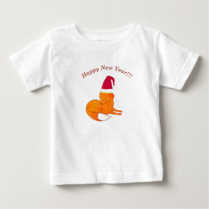Fox nyår Anpassningsbar Baby T-Shirt