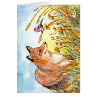 Fox och fågel i Fält OBS Kort