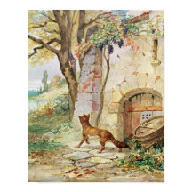 Fox och grafik, illustration för