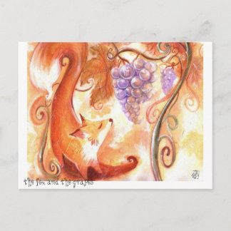 Fox och grafik - vykort