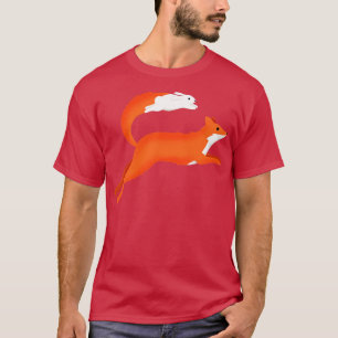 Fox och kanin t shirt
