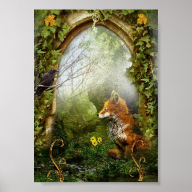 Fox och Kråka Poster (Framsidan)