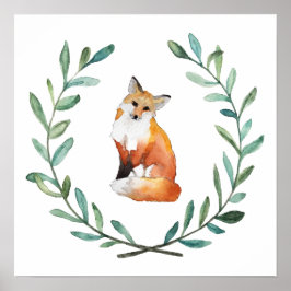 Fox- och krandskog Poster