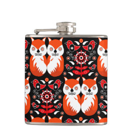 Fox och natur Nordic FolArt Fickplunta