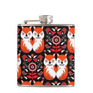 Fox och natur Nordic FolArt Fickplunta
