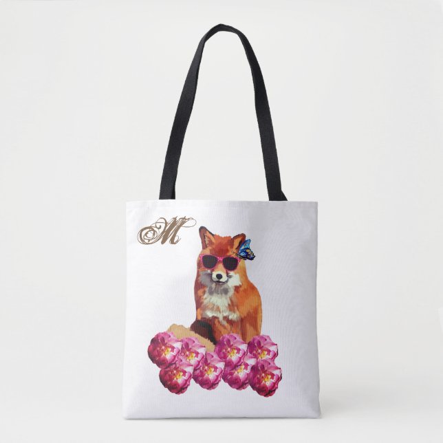 Fox- och Ro Art-Personlig, tobag Tygkasse (Framsida)