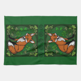 Fox och Shamrocks Kökshandduk