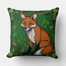Fox och Shamrocks Kudde