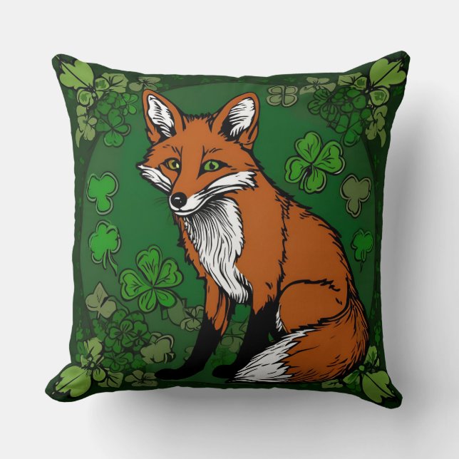 Fox och Shamrocks Kudde (Framsida)