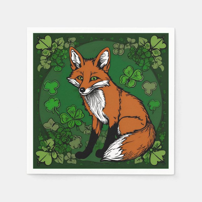 Fox och Shamrocks Pappersservett (Framsidan)