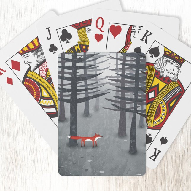 Fox och skogen casinokort (Fox in the Forest art playing cards)