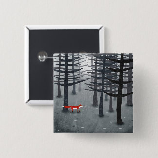 Fox och skogen knapp