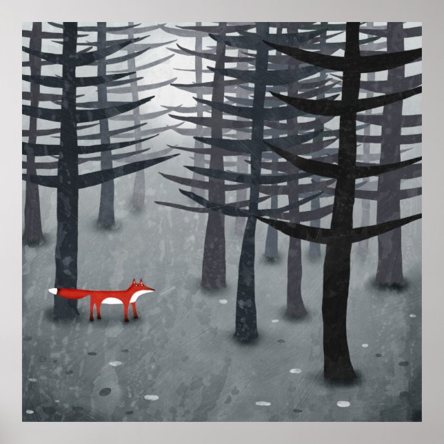 Fox och skogen poster (Framsidan)
