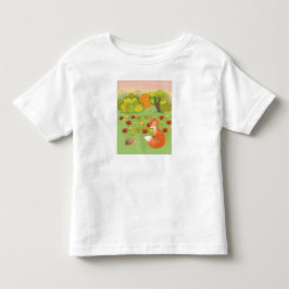 Fox och sköldpadda i skogen t shirt