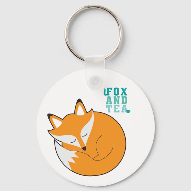 Fox- och tea-Nyckelring - N.1 Nyckelring (Framsida)