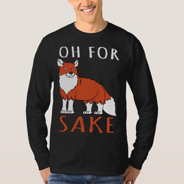 Fox    Oh To Sake T Shirt (Framsida)