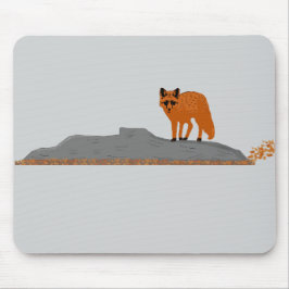 🦊 Fox on the Rock Mouse Pad Musmatta