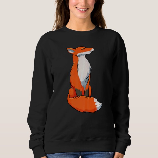 Fox Orange Wild Forest Spiritual Nature Fan Animal T Shirt (Framsida)
