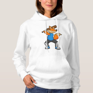 Fox på Cricket med Cricket fladdermus T Shirt