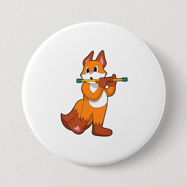 Fox på Music med Flute.PNG Knapp (Framsida)