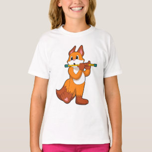 Fox på Music med Flute.PNG T Shirt